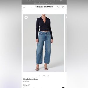 Citizens of Humanity Miro Relaxed Jean in Pacifica - 32